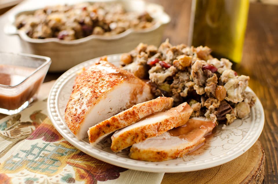 Crock Pot Turkey Breast with Cranberry Sauce - Krafted Koch