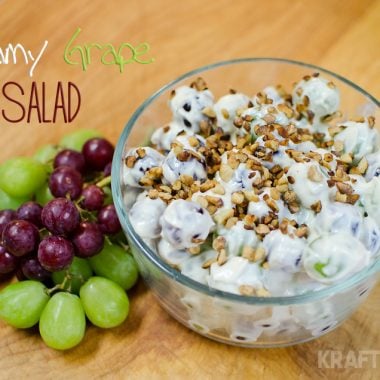 Creamy Grape Salad -Lightened Up