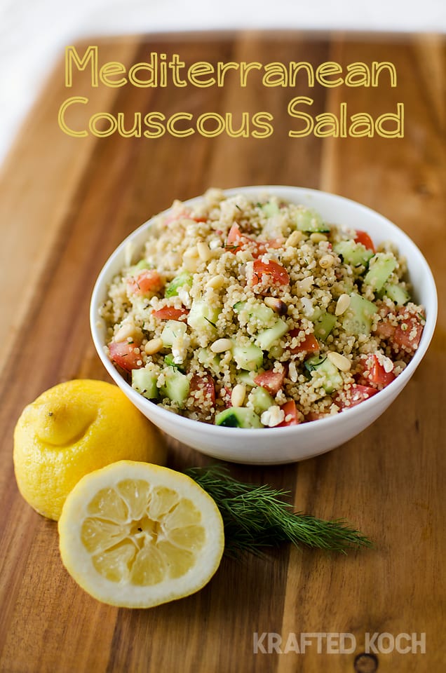 Mediterranean Couscous Salad - Krafted Koch