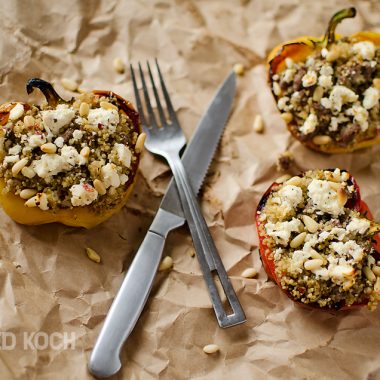 Mediterranean Lamb & Couscous Stuffed Peppers Krafted Koch Greek