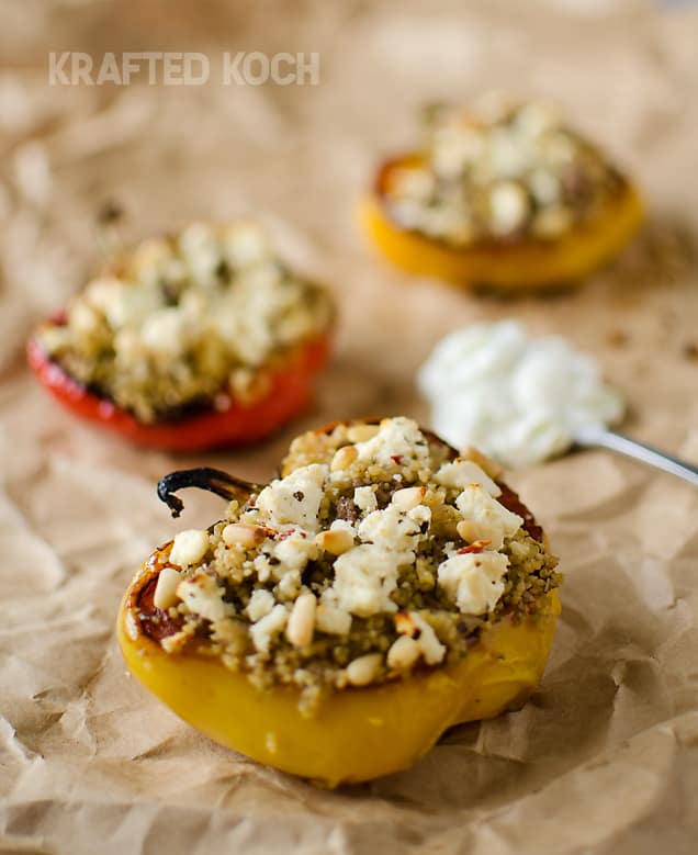 Mediterranean Lamb & Couscous Stuffed Peppers Krafted Koch Greek