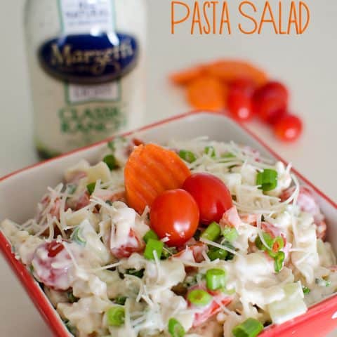 Parmesan Ranch Pasta Salad