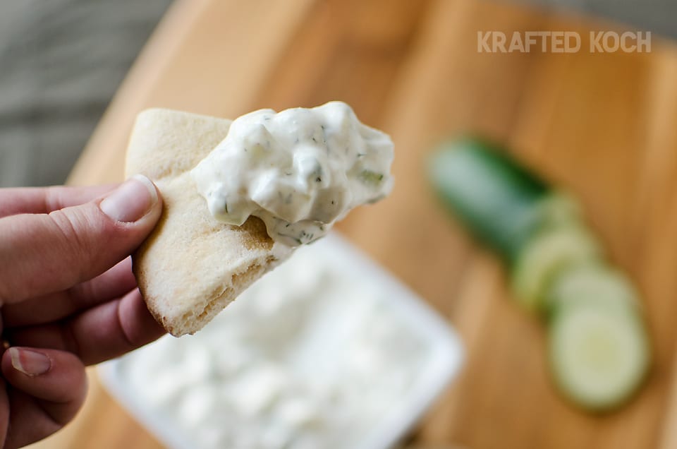 Tzatziki - Cucumber, Dill & Garlic Greek Yogurt Dip