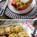 Light Chipotle Chicken & Rice Stuffed Peppers - Krafted Koch
