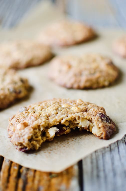 Cranberry White Chocolate Cookies in a Pint Jar are a recipe perfect for sharing a sweet dessert with friends and family or for a unique idea when making affordable holiday gifts!