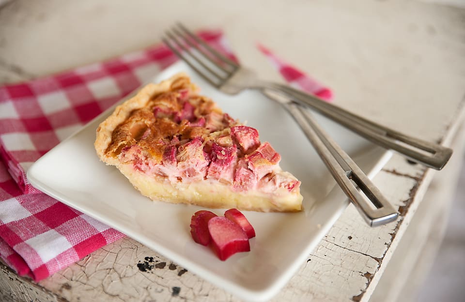 Rhubarb Custard Pie