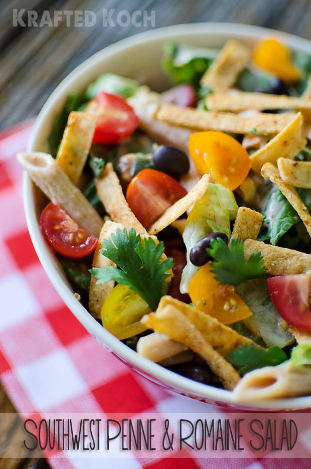 Southwest Penne & Romaine Salad