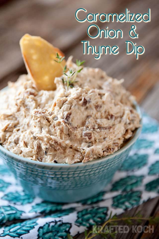 Caramelized Onion & Thyme Dip - Krafted Koch