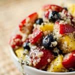 Fruit & Quinoa Salad with Citrus Poppy Seed Dressing - Krafted Koch