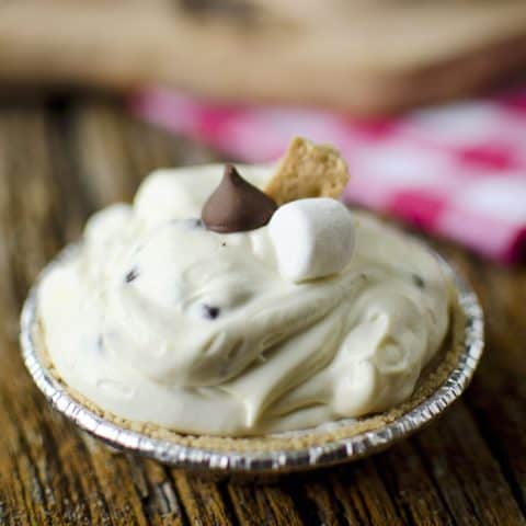 S'mores Mini No-Bake Cream Pies