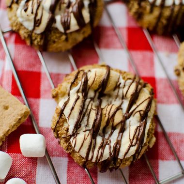 S'mores Thumprint Cookies - Krafted Koch