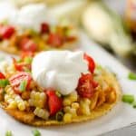 Buffalo Chicken and Sweet Corn Tostada - Krafted Koch