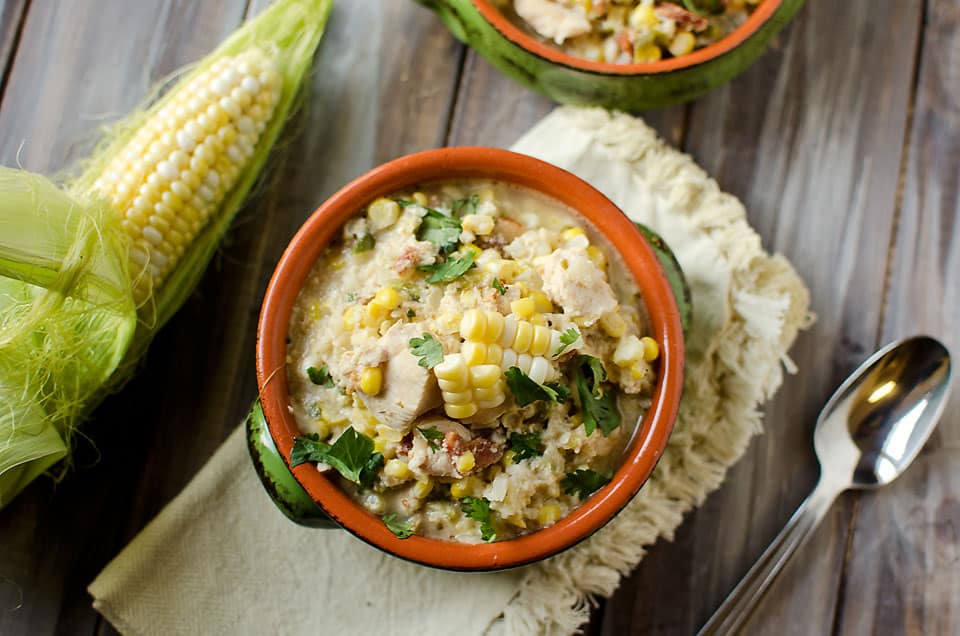 Healthy Crock Pot Jalapeno, Chicken & Sweet Corn Soup - Krafted Koch