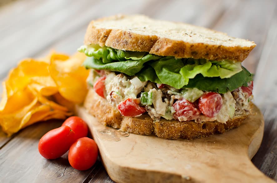 Light Ranch BLT Chicken Salad Sandwich - Krafted Koch