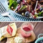 Steak & Bleu Cheese Salad with Blueberry Balsamic Dressing - Krafted Koch