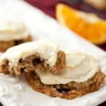 Cranberry Oatmeal Cookies with Orange Buttercream - Krafted Koch - A moist and flavorful cookie recipe that is perfect for fall!