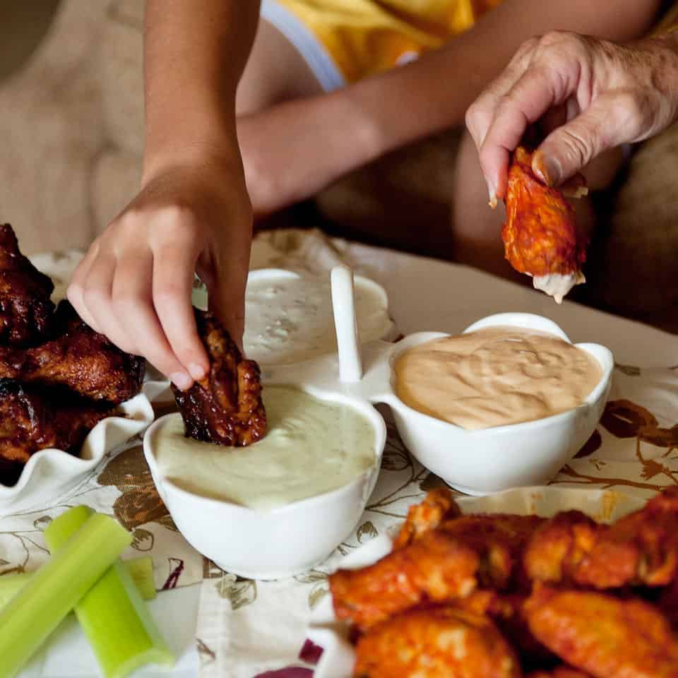 Game Day Wings and Trio of Dipping Sauce Recipes - Krafted Koch