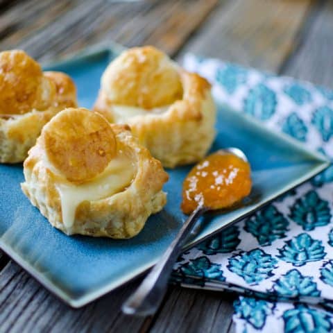 Brie and Apricot Puffs - Krafted Koch