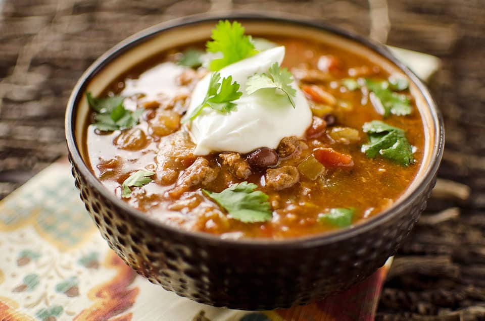 Healthy Crock Pot Taco Soup - Krafted Koch