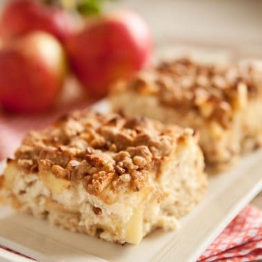 Apple & Cinnamon Streusel Coffee Cake - Krafted Koch