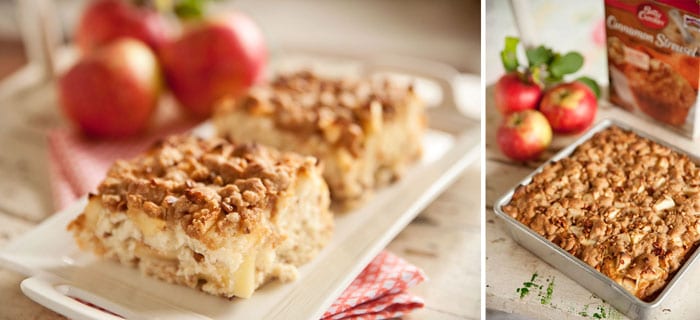 Apple & Cinnamon Streusel Coffee Cake - Krafted Koch