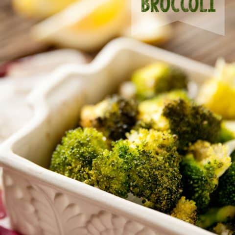 Roasted Lemon Broccoli - Krafted Koch