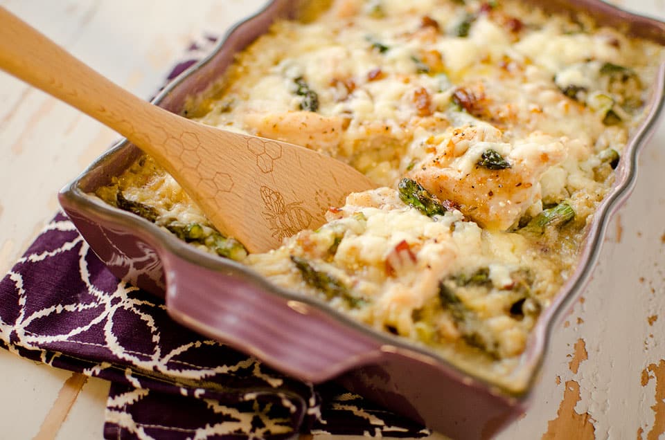 Asparagus, Chicken & Quinoa Bake - Krafted Koch