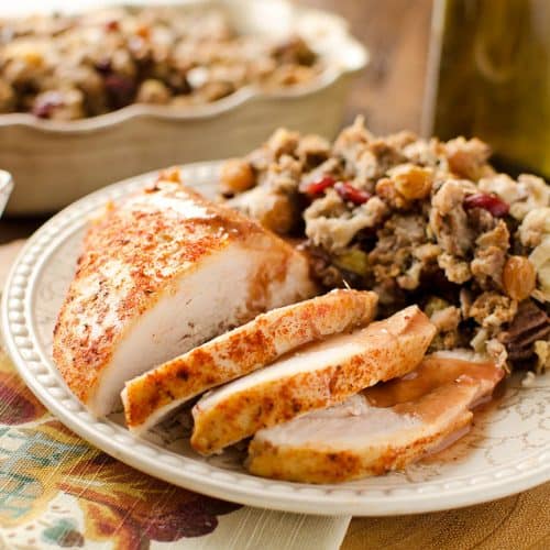 Crock Pot Turkey Breast with Cranberry Sauce