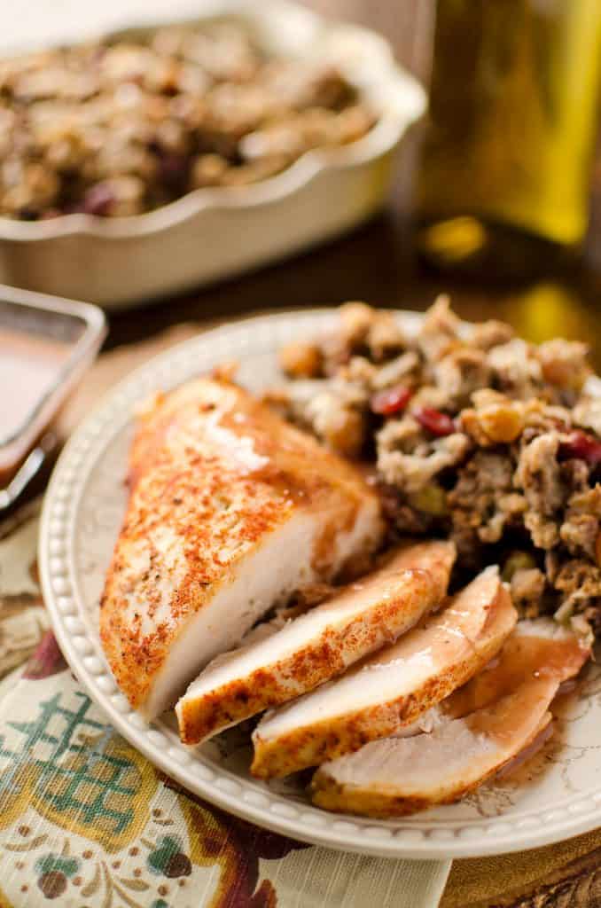 Crock Pot Turkey Breast with Cranberry Sauce