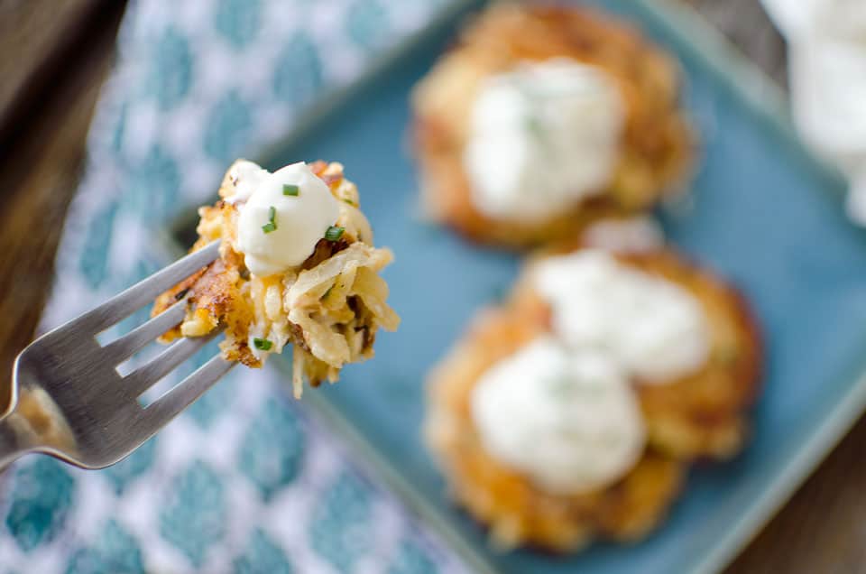 Cheddar Bacon Loaded Hashbrown Patties - Krafted Koch