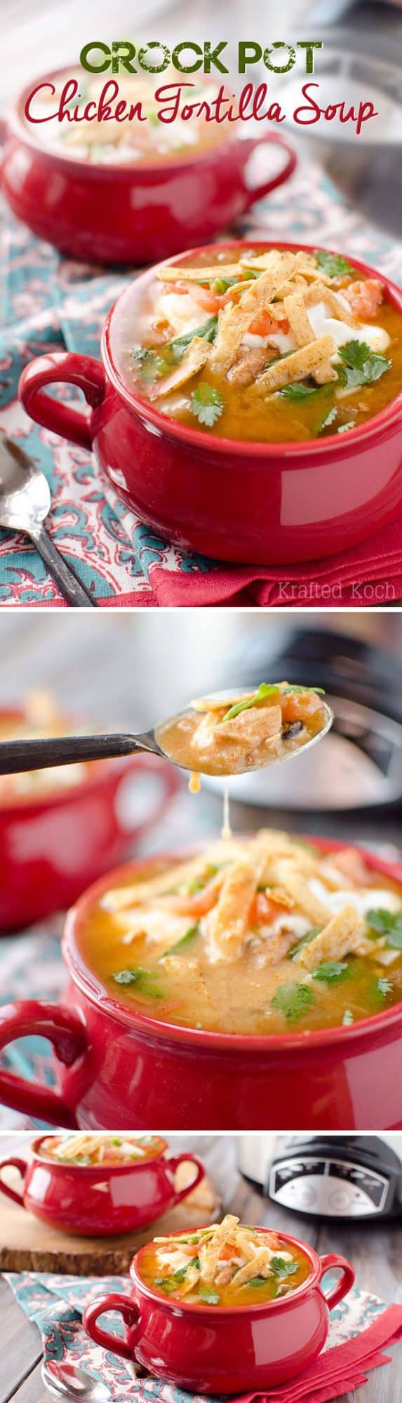 crock pot chicken tortilla soup