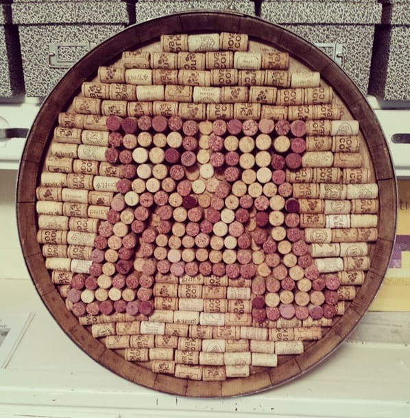 Minnesota Gopher Wine Barrel Head Wall Decor Wine Corks