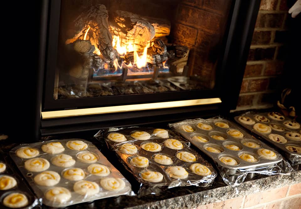 Proofing Sweet Rolls