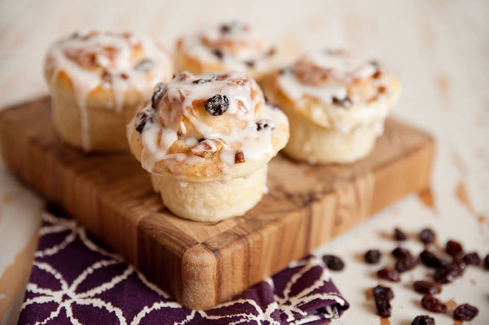 Raisin Pecan Sweet Rolls Breakfast 