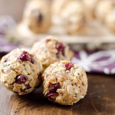 Cranberry Almond Energy Bites - Krafted Koch