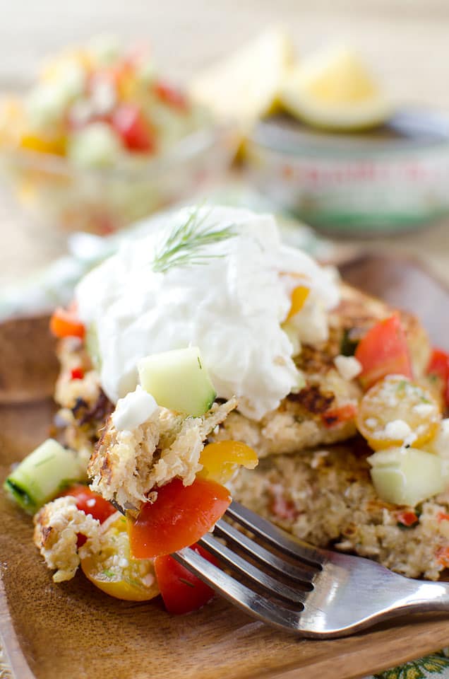 Mediterranean Tuna & Quinoa Cakes - Krafted Koch