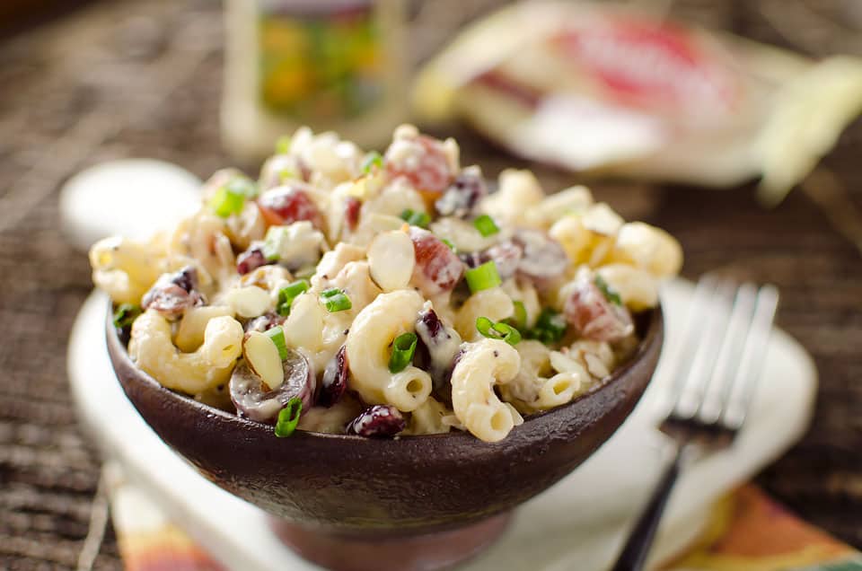 Poppy Seed, Grape & Chicken Pasta Salad - Krafted Koch