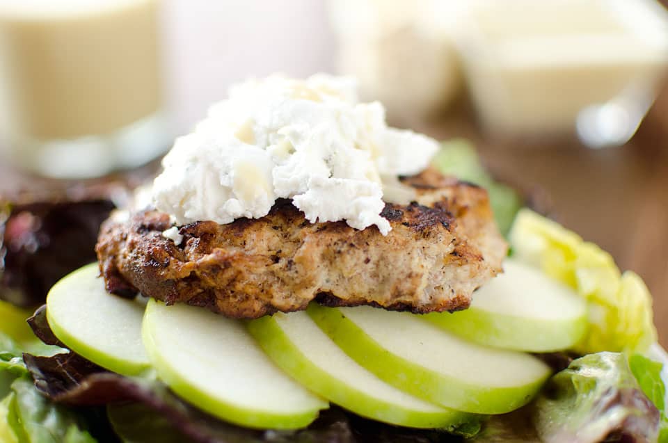 Roasted Garlic, Apple & Chicken Burger - Krafted Koch