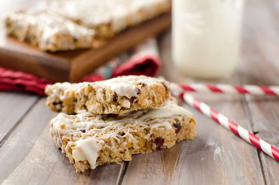 Tropical White Chocolate Energy Bars - Krafted Koch