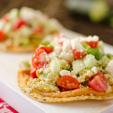 Mediterranean Breakfast Tostadas