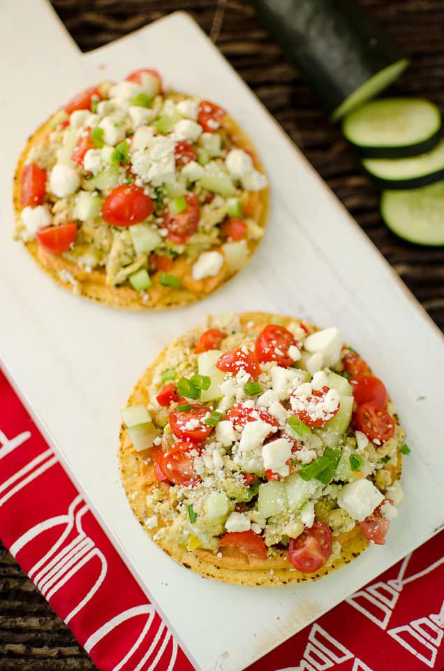 Mediterranean Breakfast Tostadas - Krafted Koch