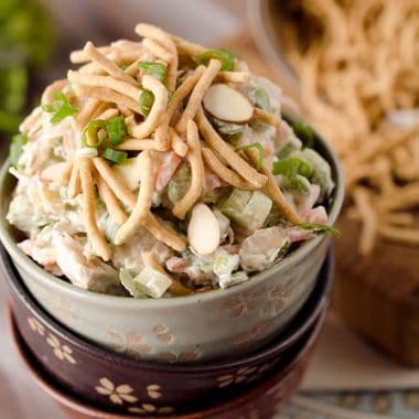 Light Creamy Chinese Chicken Salad - Krafted Koch