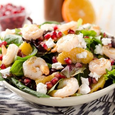 Winter Fruit & Shrimp Salad