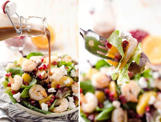 Winter Fruit & Shrimp Salad