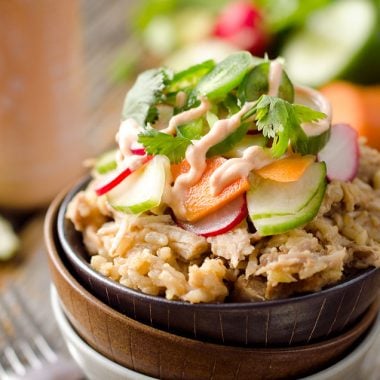 Crock Pot Bahn Mi Bowls