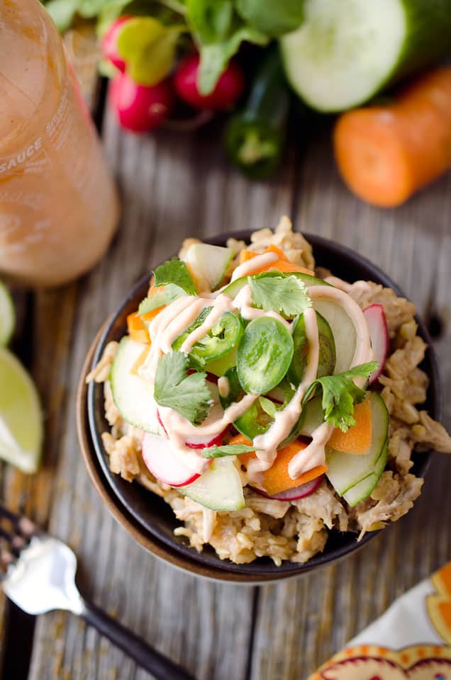 Crock Pot Bahn Mi Bowls 