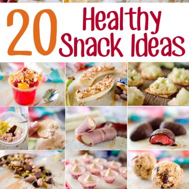 20 Healthy Snacks Ideas for On-The-Go - From sweet to savory and everything in between, this list includes unique fruit flavored water using Brita water bottles to easy snacks to grab & go. #Snacks #Healthy #Brita #BritaOnTheGo #Pmedia #ad #SnackIdeas #HealthyEats