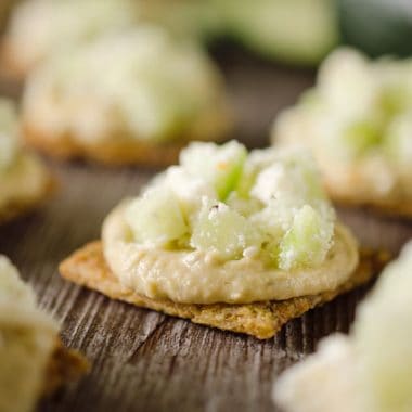 Cucumber Feta Bites