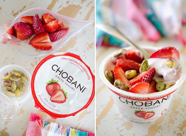 Strawberry Pistachio Greek Yogurt