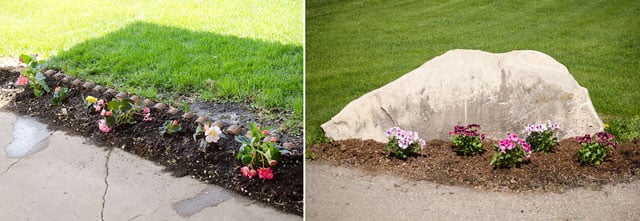 flower beds